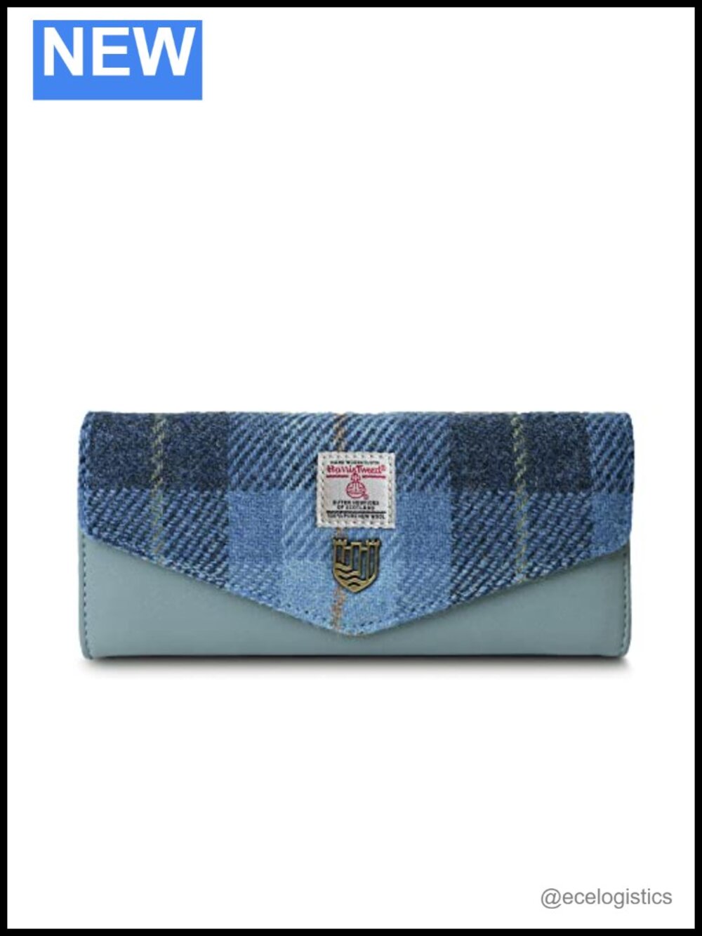 Islander Harris Tweed Small Clasp Purse - Wool Clutch, Scottish